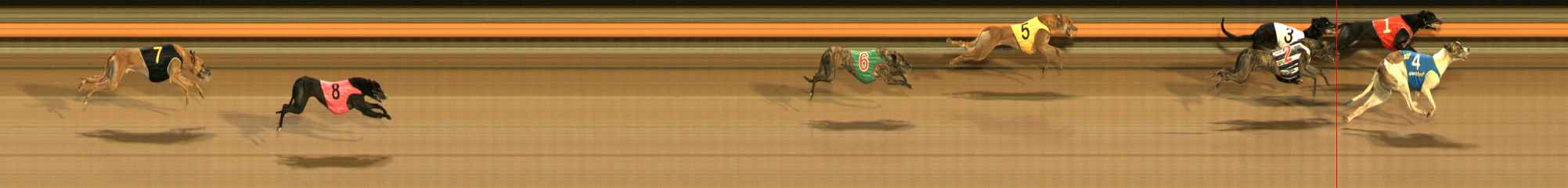 Race result finish photo